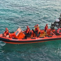 Ascension Guardian - New Ascension Island search and rescue vessel enters service